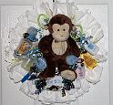 Monkey Dipaer Wreath